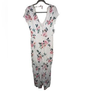 Charlotte Russe floral maxi dress L